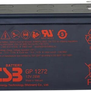 Аккумулятор CSB GP1272 (12V28W) CSB
