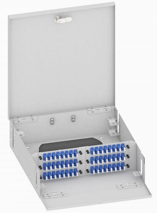 Кросс оптический настенный TopLAN КРН-Top-96LC/U-OS2-GY