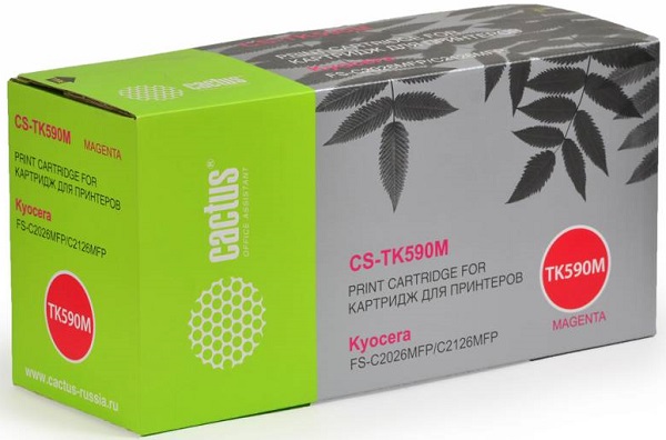 Тонер-картридж Cactus CS-TK590M Пурпурный
