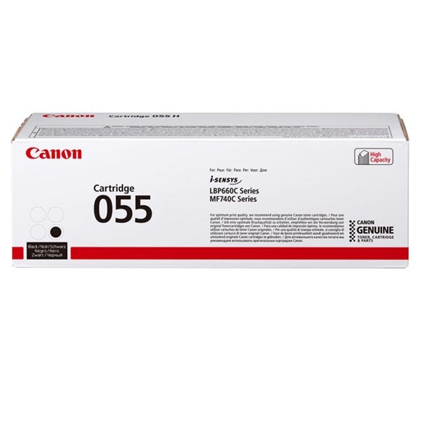 Тонер-картридж Canon 055 BK Черный