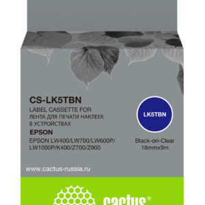 Картридж ленточный Cactus CS-LK5TBN