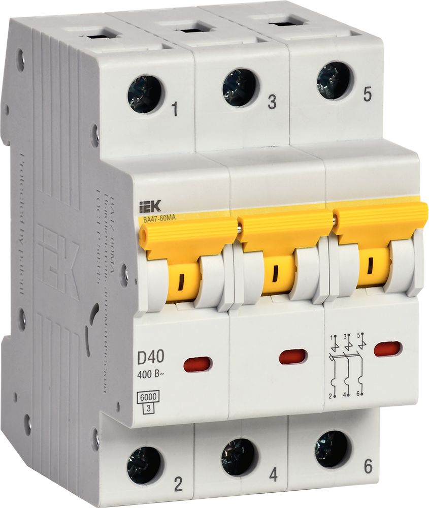 Автоматический выключатель IEK MVA33-3-040-D