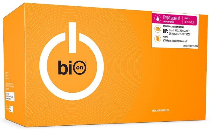 Тонер-картридж BION BCR-CF403X Пурпурный