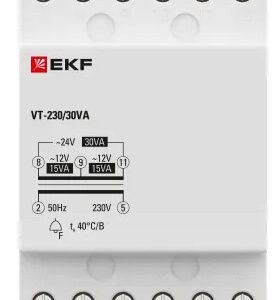 Трансформатор звонковый понижающий EKF bt-230/30va