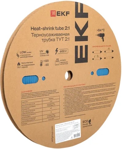 Термоусаживаемая трубка EKF tut-6-g