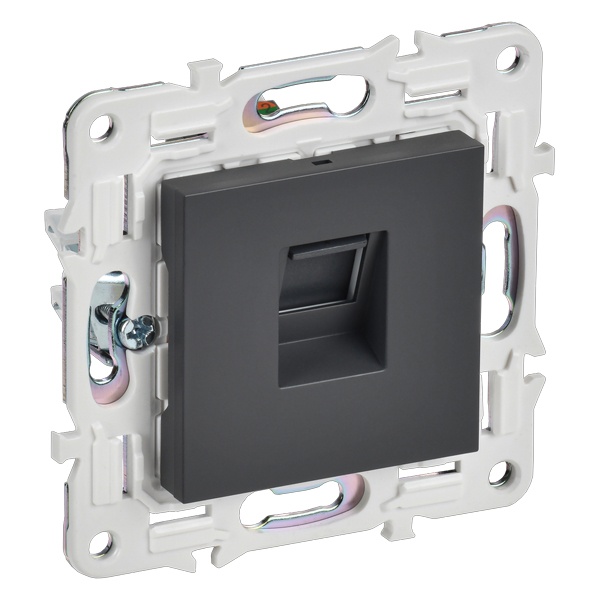 Розетка компьютерная IEK SK-K10-1-K48