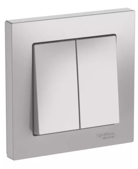 Выключатель двухклавишный Systeme Electric ATN000352S