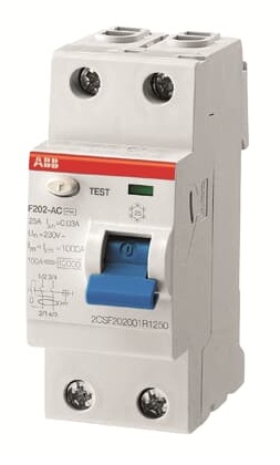 Выключатель дифференциального тока (ВДТ, УЗО) ABB 2CSF202101R1630