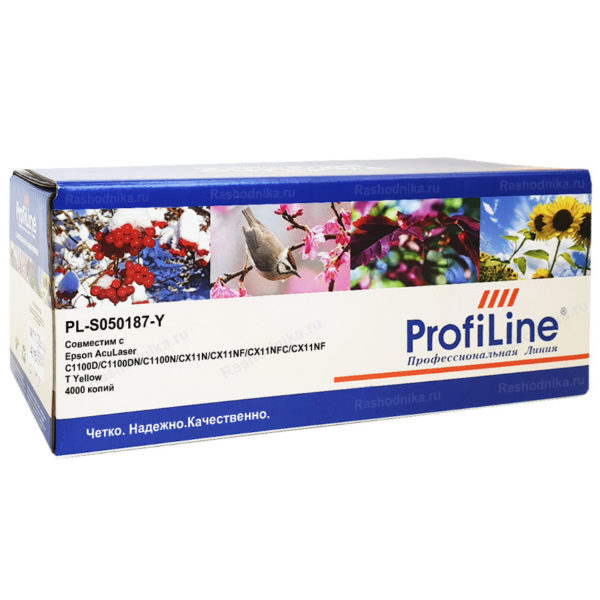 Тонер-картридж ProfiLine PL_S050187_Y Желтый