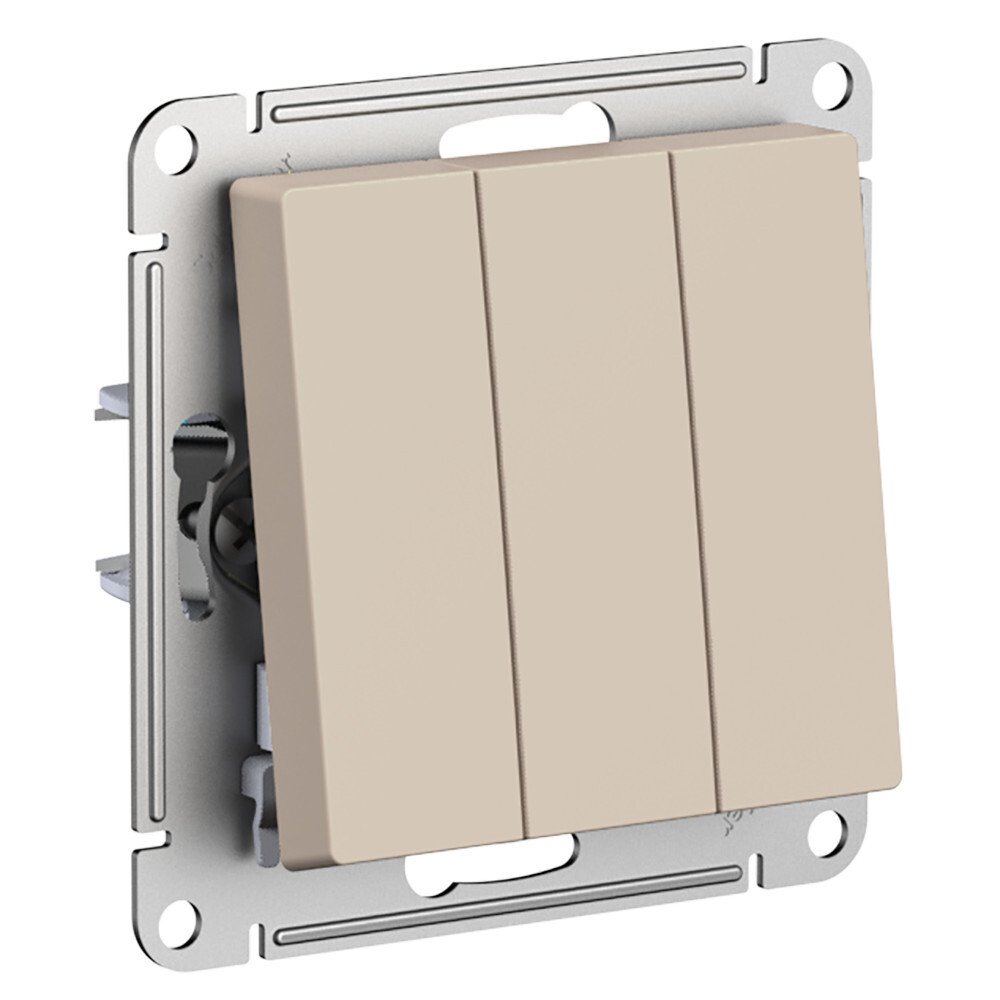 Выключатель трехклавишный Systeme Electric ATN001231