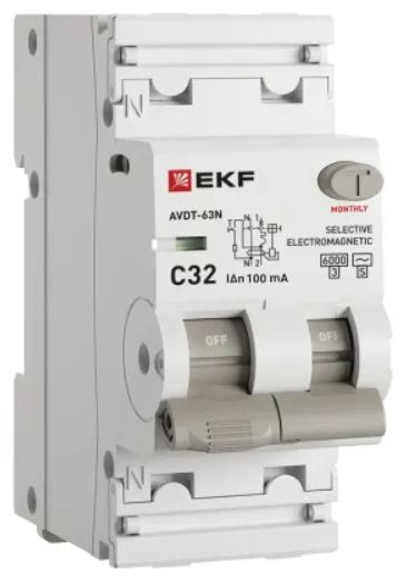 Автомат дифференциальный EKF D63N26MS32C100
