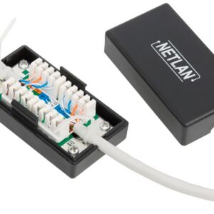 Адаптер проходной Netlan EC-UCB-IDC-UD2-BK-10