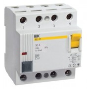 Выключатель дифференциального тока (ВДТ, УЗО) IEK MDV10-4-025-300