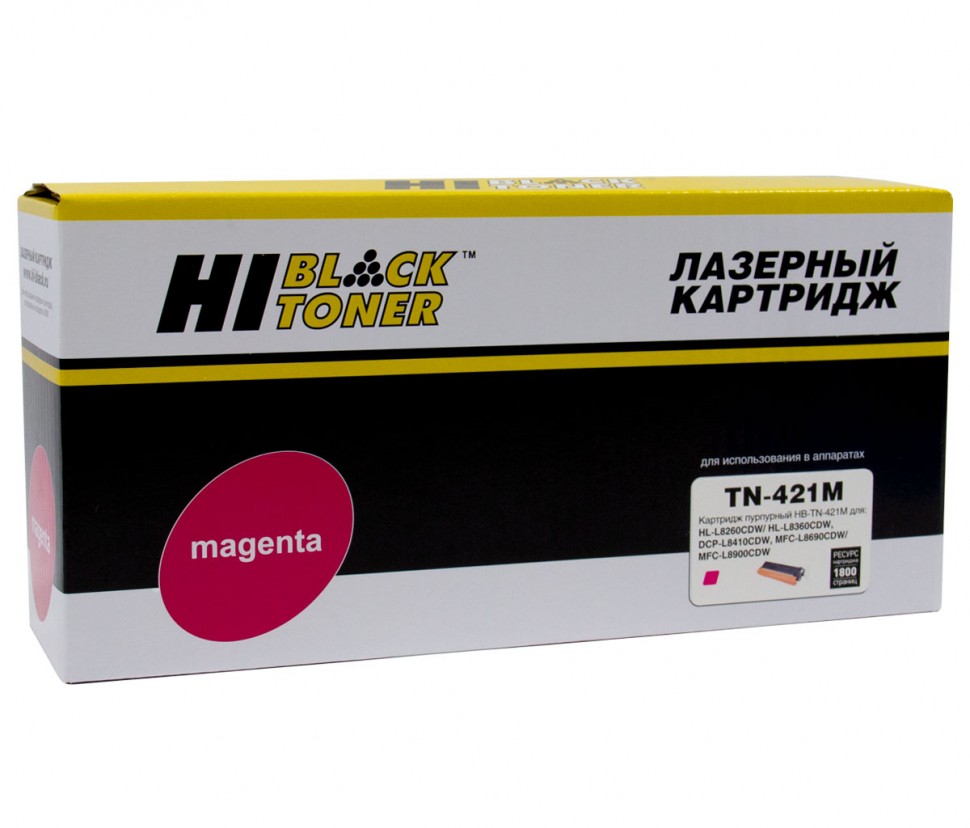Тонер-картридж Hi-Black HB-TN-421M Пурпурный
