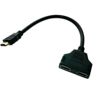 Разветвитель HDMI (M) - 2x HDMI (F), Espada EHDMIM2xHDMIF25