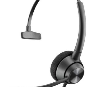 Проводная моногарнитура Plantronics EncorePro 310 QD, Проводной, Накладные, Черный, [77T43AA]