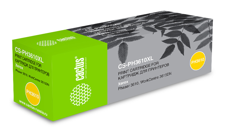 Тонер-картридж Cactus CS-PH3610XL Черный