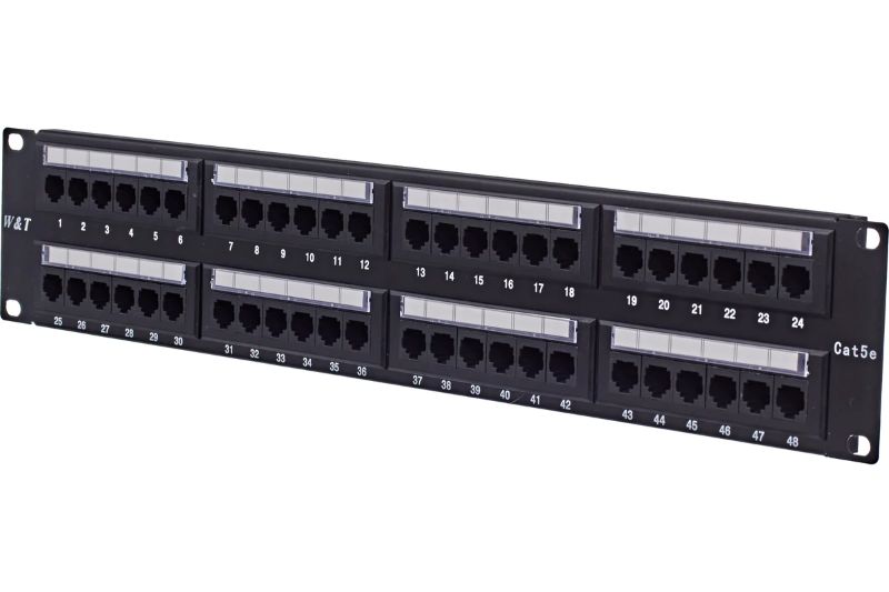Патч-панель W&T WT-2029B-KR-48 ports