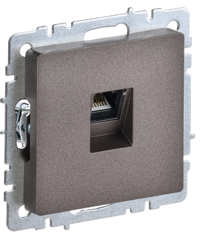 Розетка компьютерная IEK BR-K10-1-K45