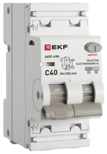 Автомат дифференциальный EKF D63N26MS40C300