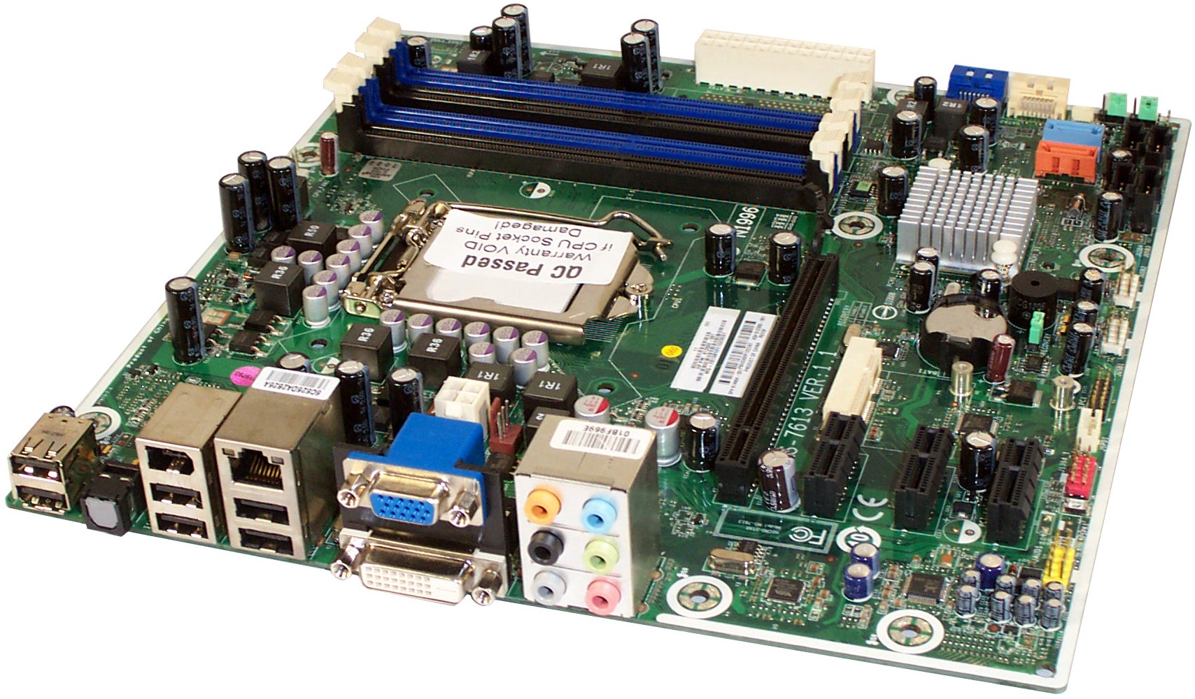 Материнская плата HPE 614494-001, LGA1156, Intel H57, mATX