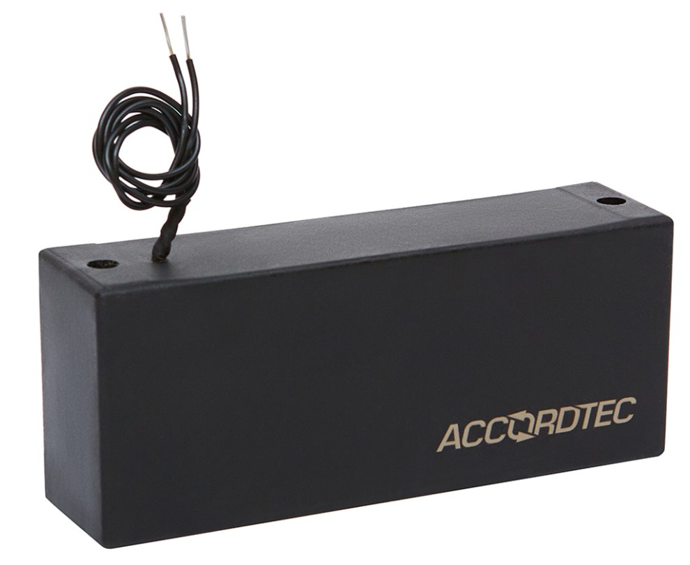 Замок AccordTec ML-300П с планкой, цвет черный