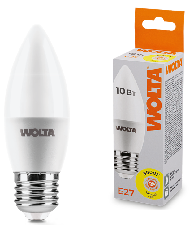 Лампа светодиодная WOLTA 25YC10E27