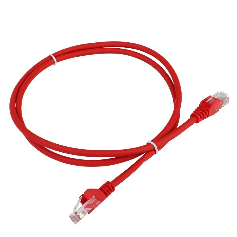 Кабель патч-корд U/UTP 6 кат. 0.3м Lanmaster LAN-PC45/U6-0.3-RD