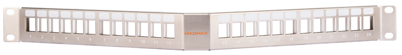 Патч-панель NikoMax NMC-RP24-BLANK-AG-1U-MT