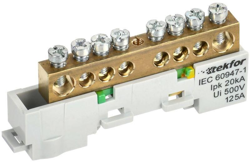 Шина PE "земля" IEK TF-NN20-08-DL-K05