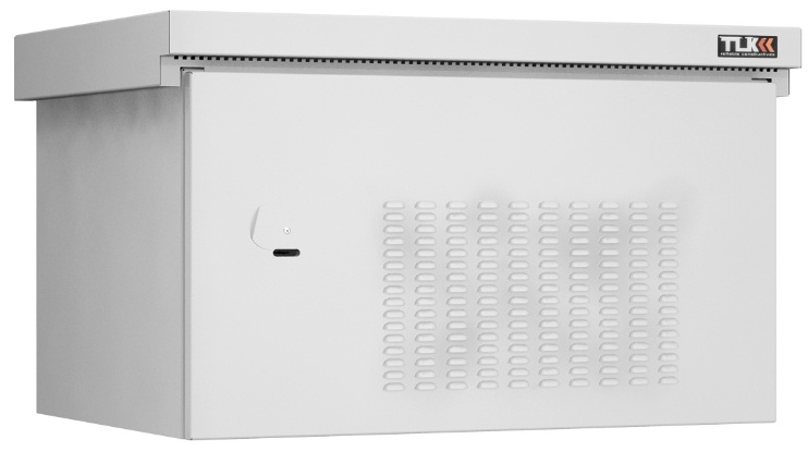 Шкаф настенный 19", 6U NikoMax TWK-068256-M-GY-KIT01