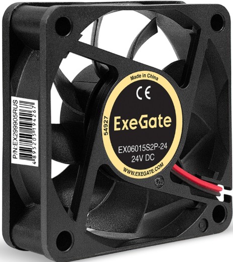 Вентилятор для корпуса Exegate 24В DC EX06015S2P-24