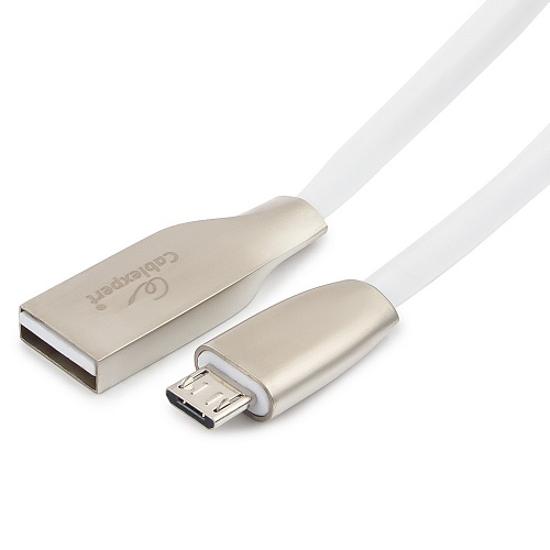 Кабель интерфейсный USB 2.0 Cablexpert CC-G-mUSB01W-3M