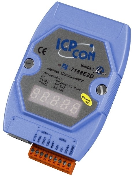 Контроллер ICP DAS I-7188E2D-MTCP CR