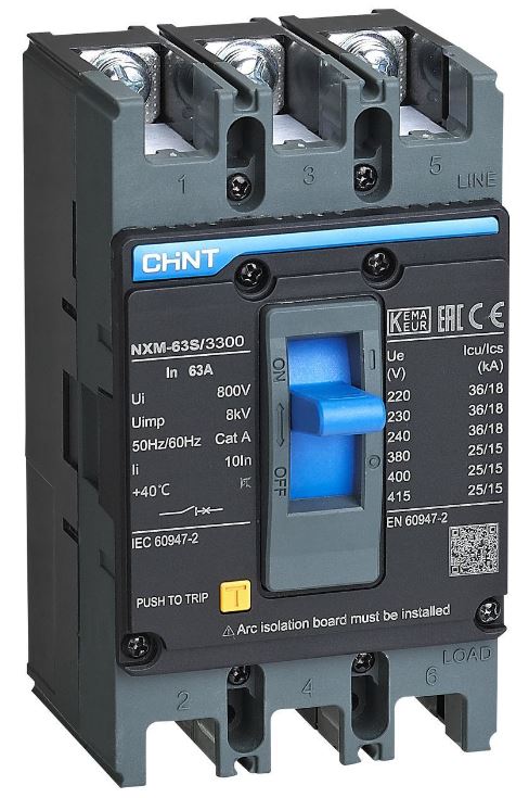 Автоматический выключатель в литом корпусе CHINT 205886