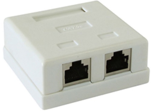 Розетка настенная Cablexpert NAS214