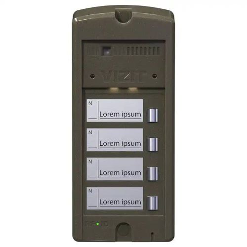 Вызывная панель VIZIT БВД-306FCP-4