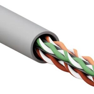 Кабель витая пара EKF TRP-6UTP-04LSH-GY-IN3