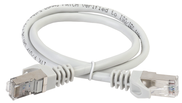 Кабель патч-корд FTP 5е кат. 1м ITK PC01-C5EFL-1M