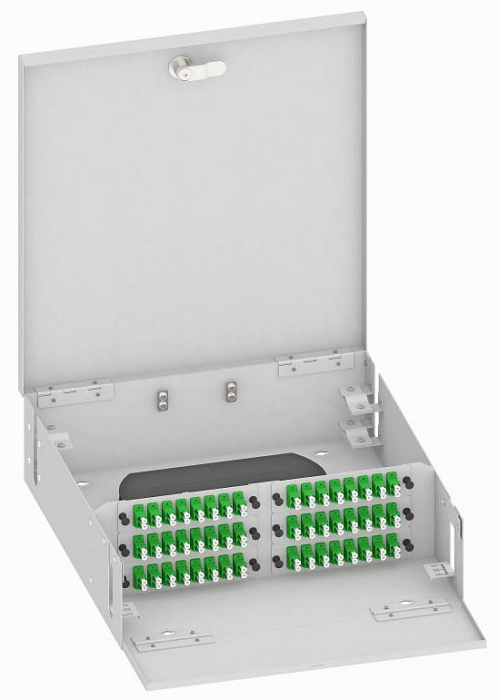 Кросс оптический настенный TopLAN КРН-Top-96LC/A-OS2-GY