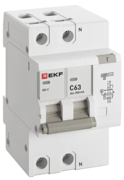 Автомат дифференциальный EKF DA2-6-63-300-pro