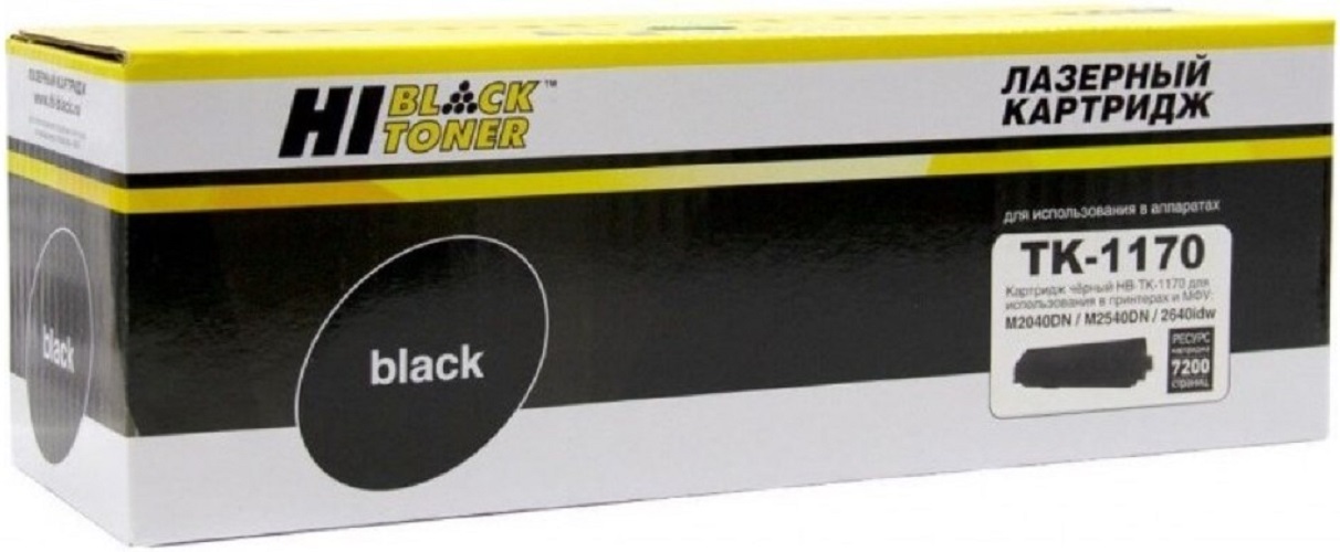 Тонер-картридж Hi-Black HB-TK-1170 Черный