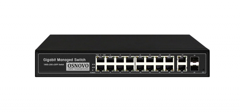 Коммутатор PoE OSNOVO SW-8182/L(300W)