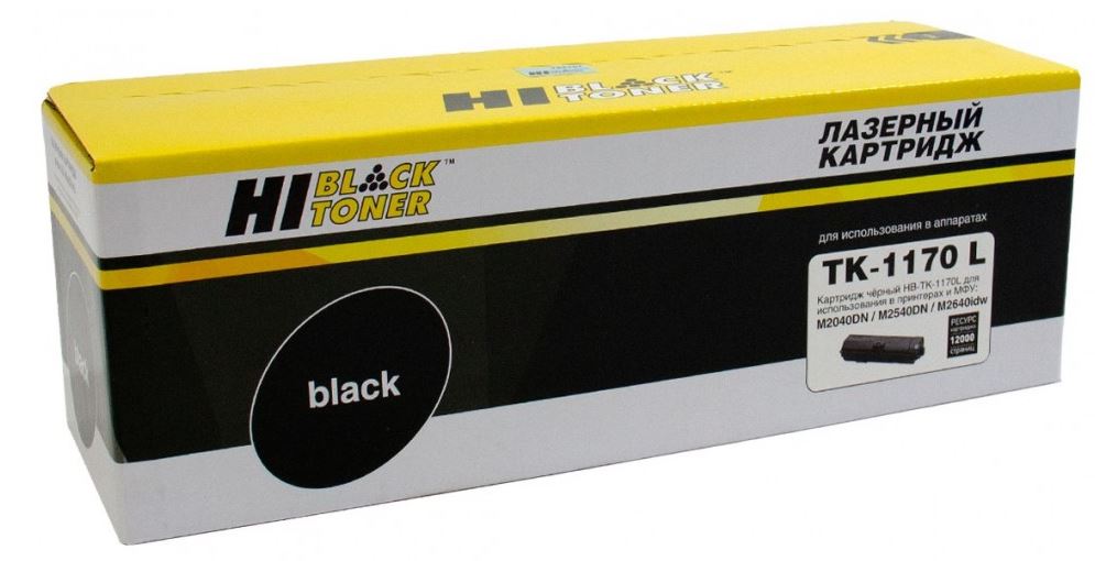 Тонер-картридж Hi-Black HB-TK-1170L Черный