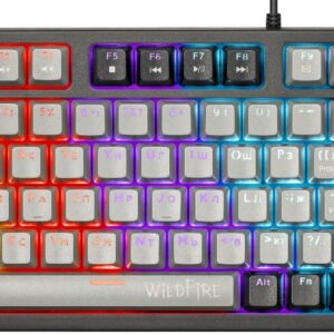 Механическая клавиатура Defender Wildfire GK-213 RU, USB, Черный, СЕРЫй [45214]