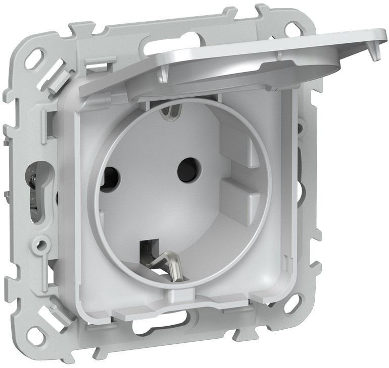 Розетка с заземлением IEK FI-R16-16-1-44-K36