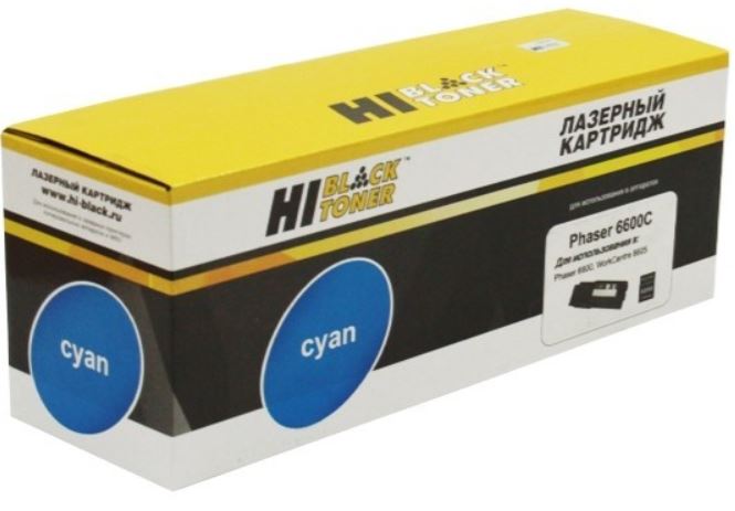 Тонер-картридж Hi-Black HB-106R02233 Голубой