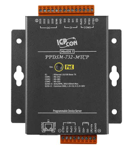 Преобразователь ICP DAS PPDSM-732-MTCP CR