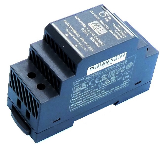 Преобразователь AC-DC сетевой Mean Well HDR-30-48