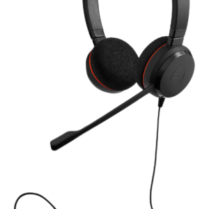 Проводная стереогарнитура Jabra Evolve 20 Stereo MS, Проводной, Накладные, Черный, [4999-823-169]